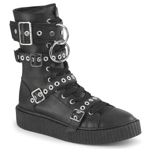 Men Demonia Sneeker-320 Boots Black Vegan Leather | EXC720891