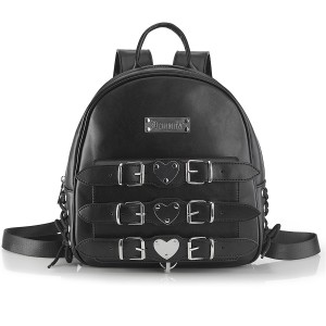 Women's Demonia Vegan Leather Mini Backpack Vegan Leather Mini Backpack Black | WLB487165