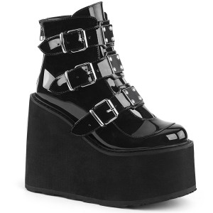 Women's Demonia Swing-105 Platform Boots Black | SJW321408