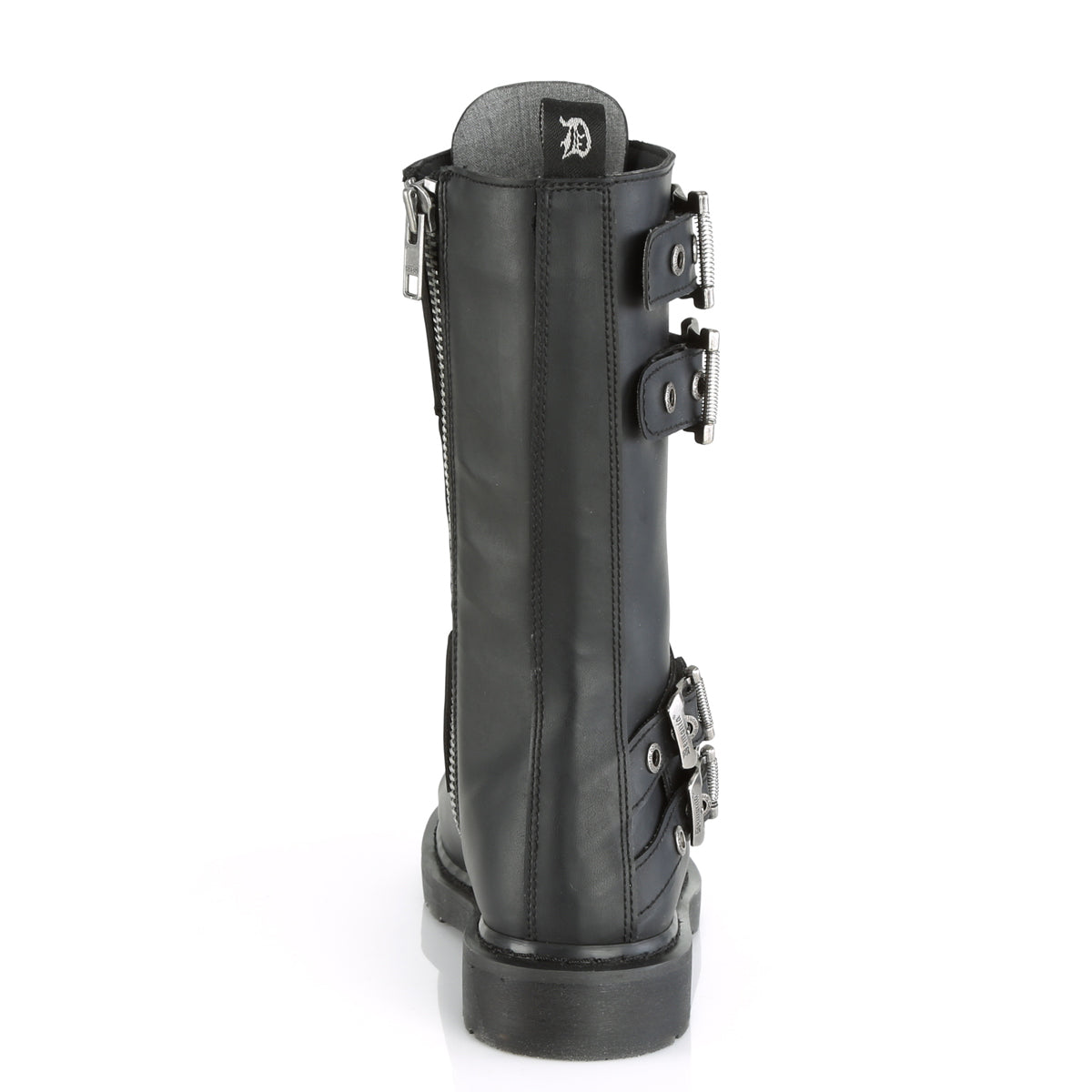 Men Demonia Bolt-345 Knee-high Boots Black Vegan Leather | GHL357821