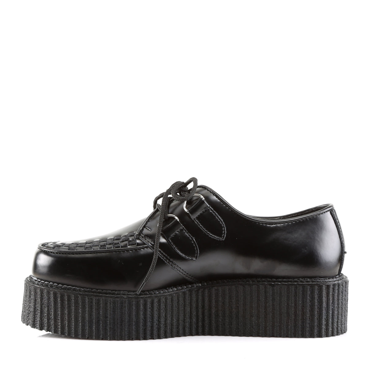 Men Demonia Creeper-402 Creepers Shoes Black Leather | XUW604187