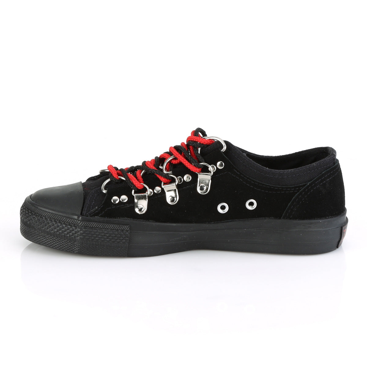 Men Demonia Deviant-05 Sneakers Black Canvas-Suede | UGS438651