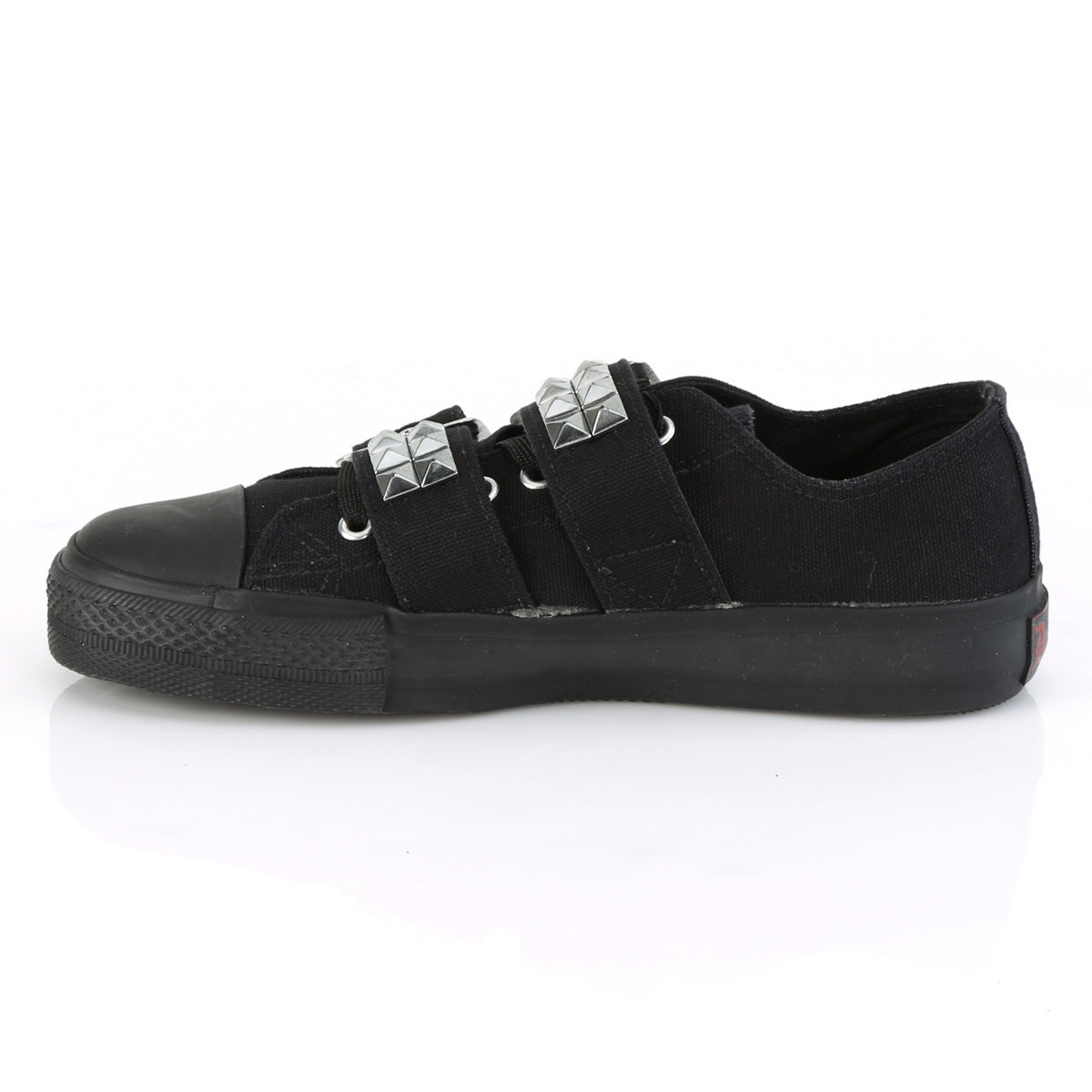 Men Demonia Deviant-08 Sneakers Black Canvas | LQC517604