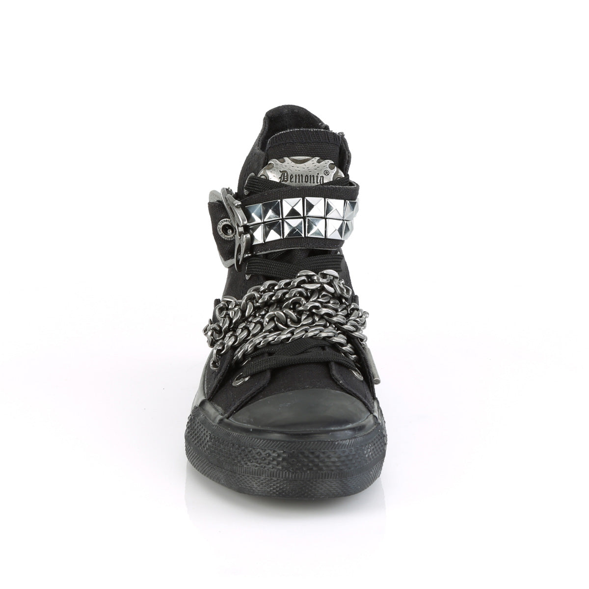 Men Demonia Deviant-110 Sneakers Black Canvas | MYA479031