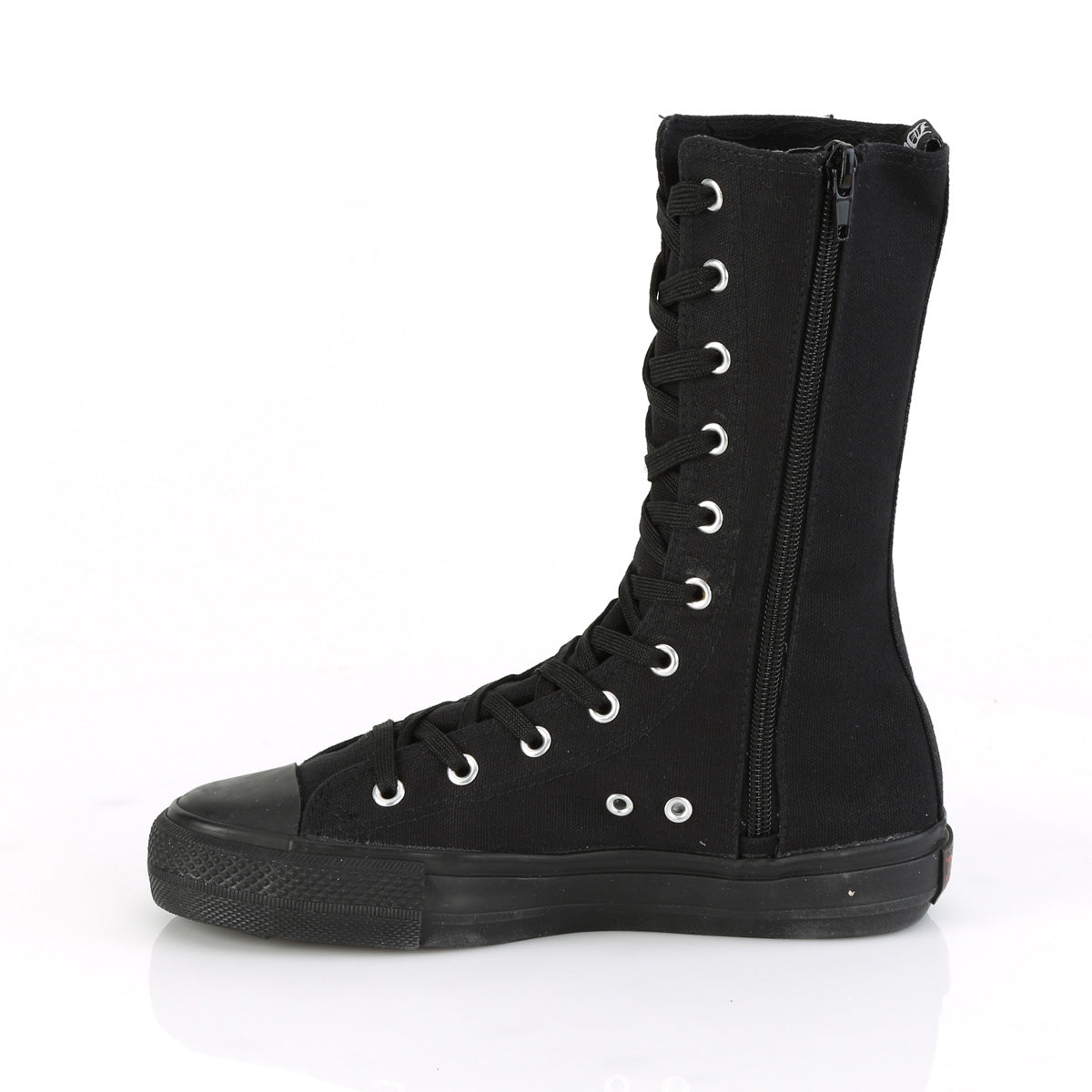 Men Demonia Deviant-201 Sneakers Black Canvas | WCR349670