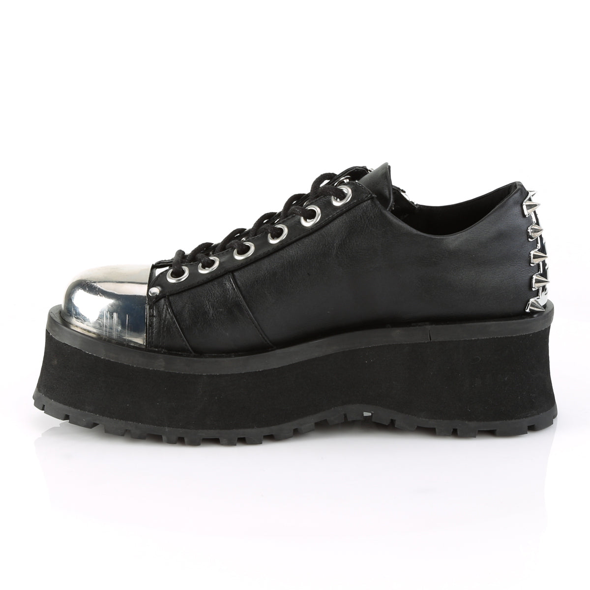 Men Demonia Gravedigger-04 Platform Shoes Black Vegan Leather | YMT935846