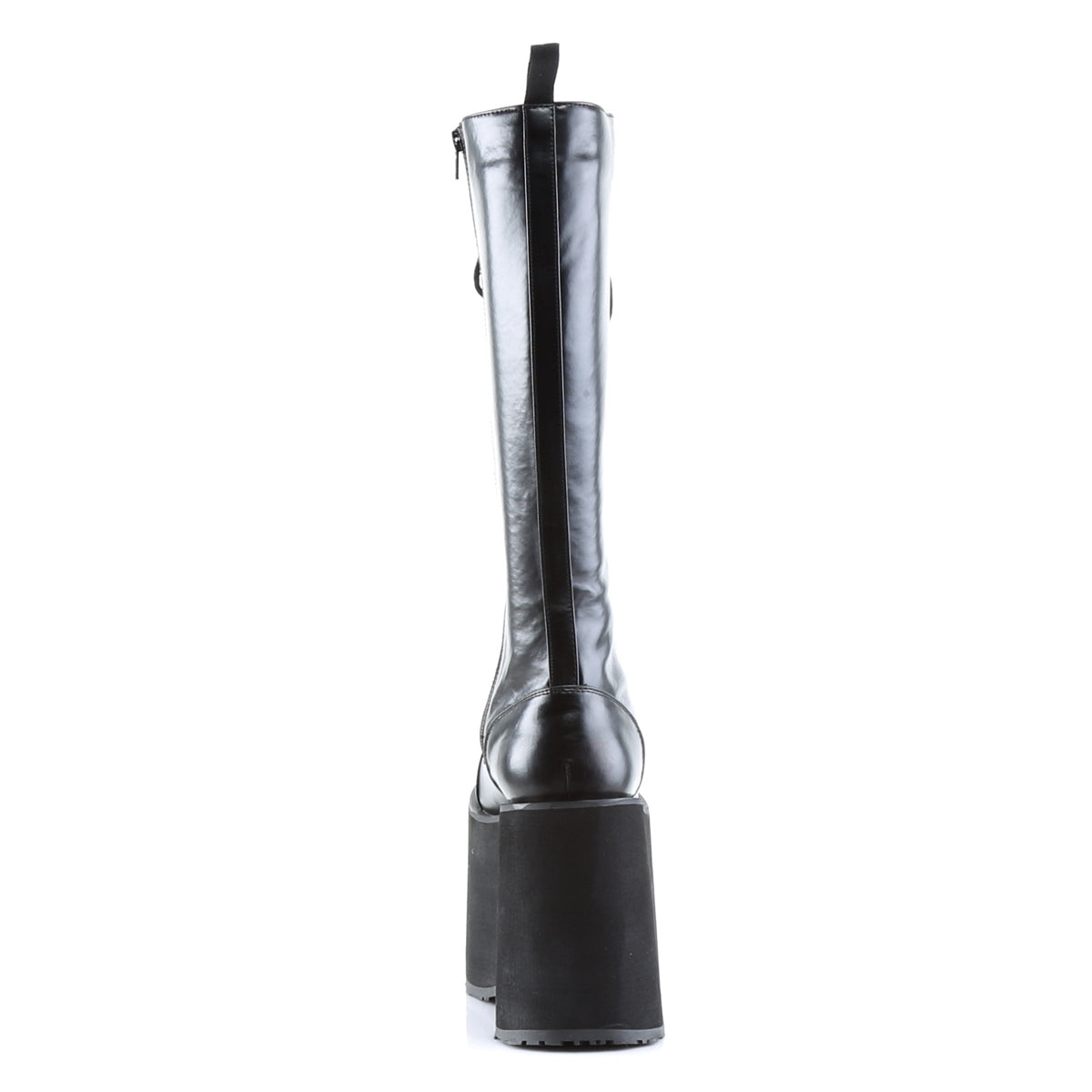 Men Demonia Mega-602 Knee-high Boots Black Faux Leather | LJG604179