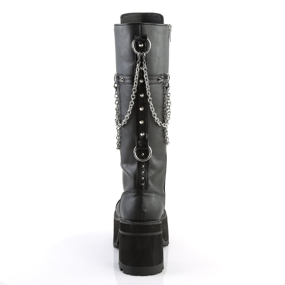 Men Demonia Ranger-303 Knee-high Boots Black Faux Leather | KDN697238