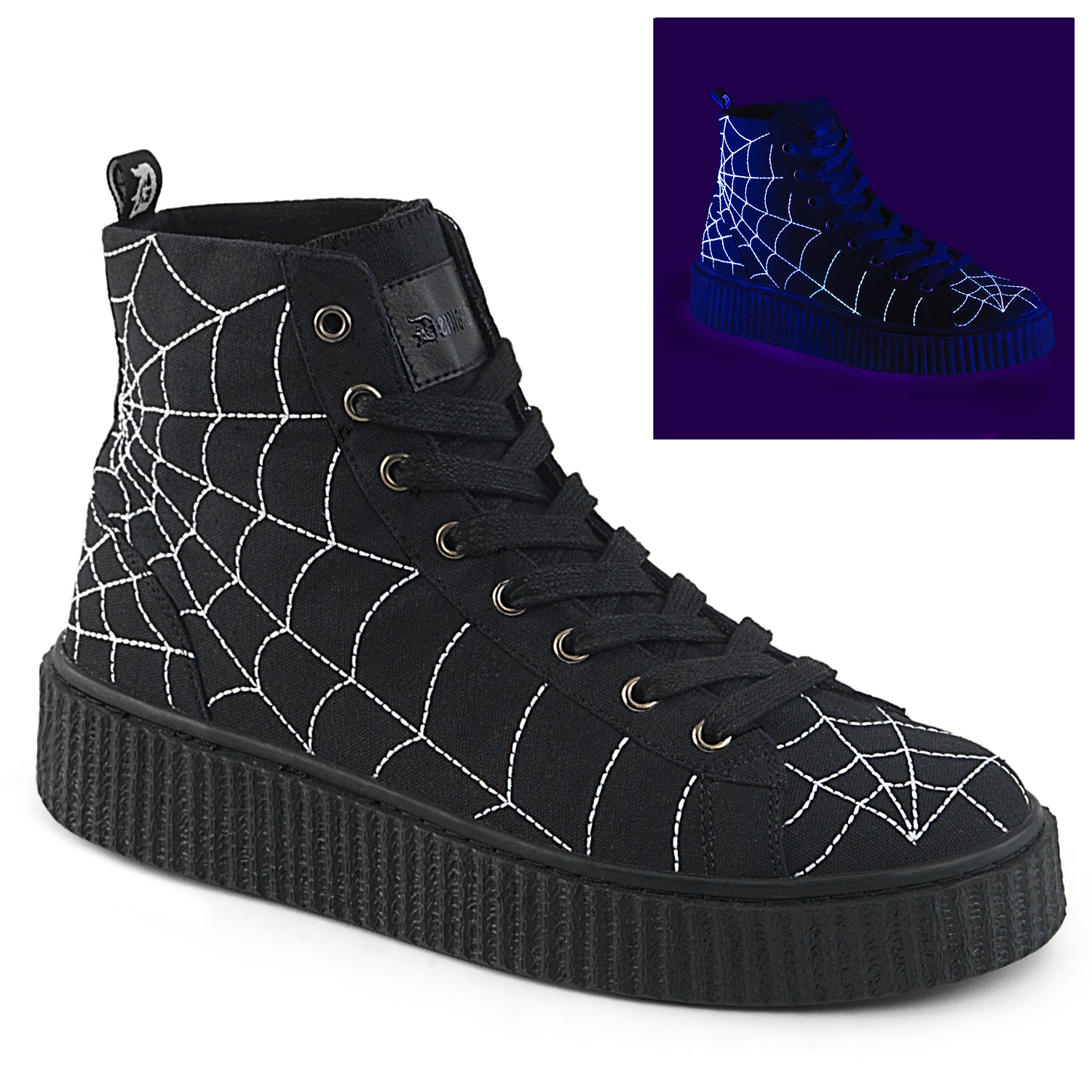 Men Demonia Sneeker-250 Sneakers Black Canvas | LQZ604795