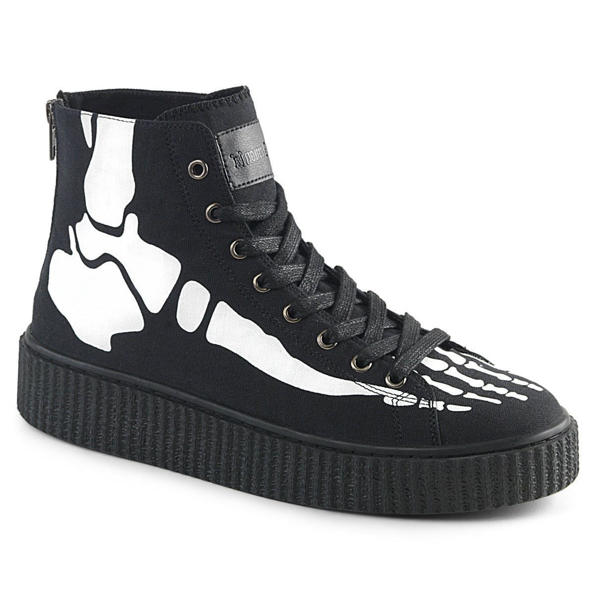 Men Demonia Sneeker-252 Sneakers Black Canvas | KBM865342