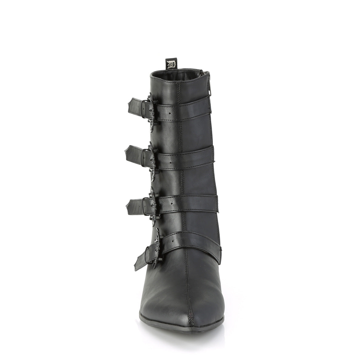 Men Demonia Warlock-110-B Knee-high Boots Black Vegan Leather | UXD207465