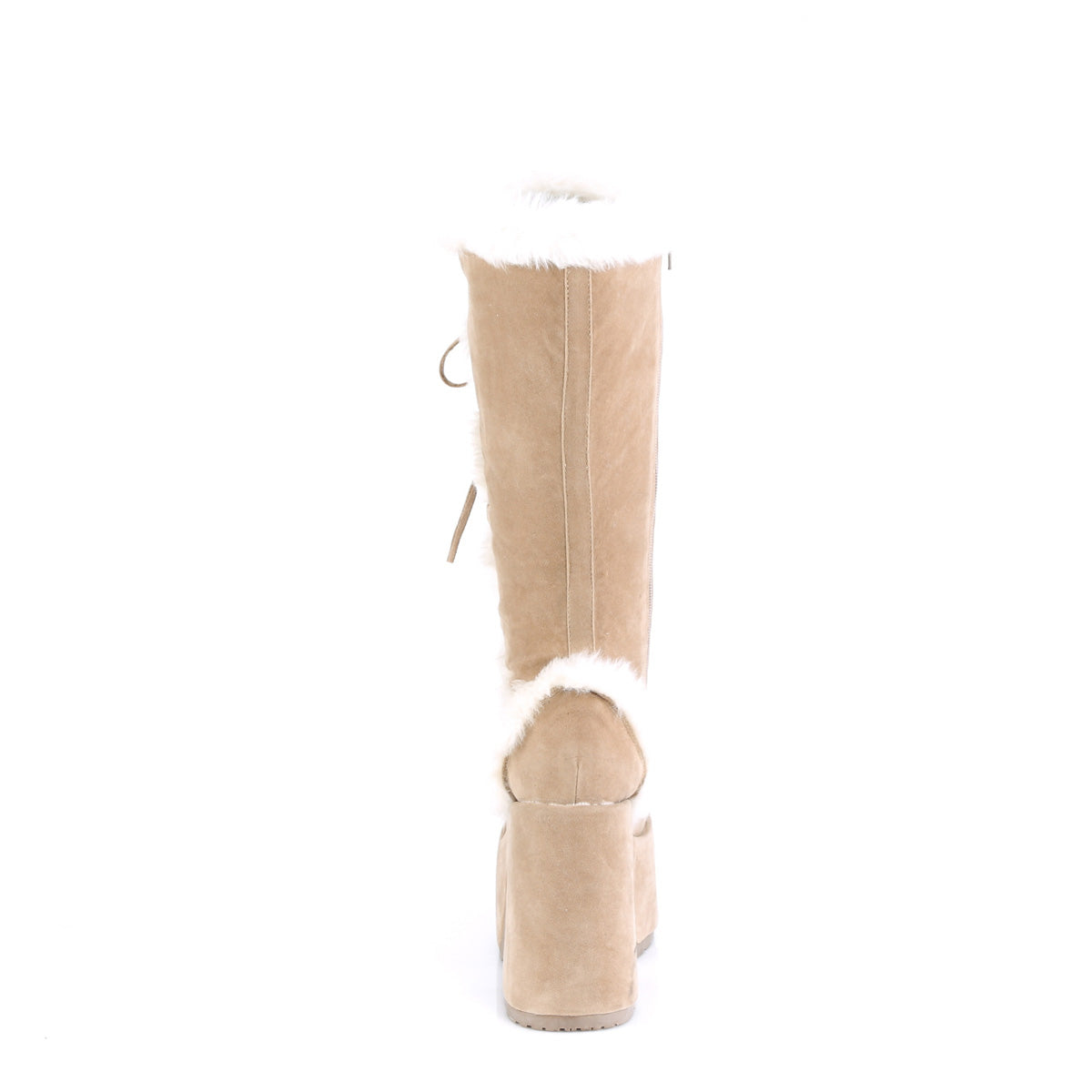 Women's Demonia Camel-311 Knee-high Boots Camel Vegan Suede | JBU304298