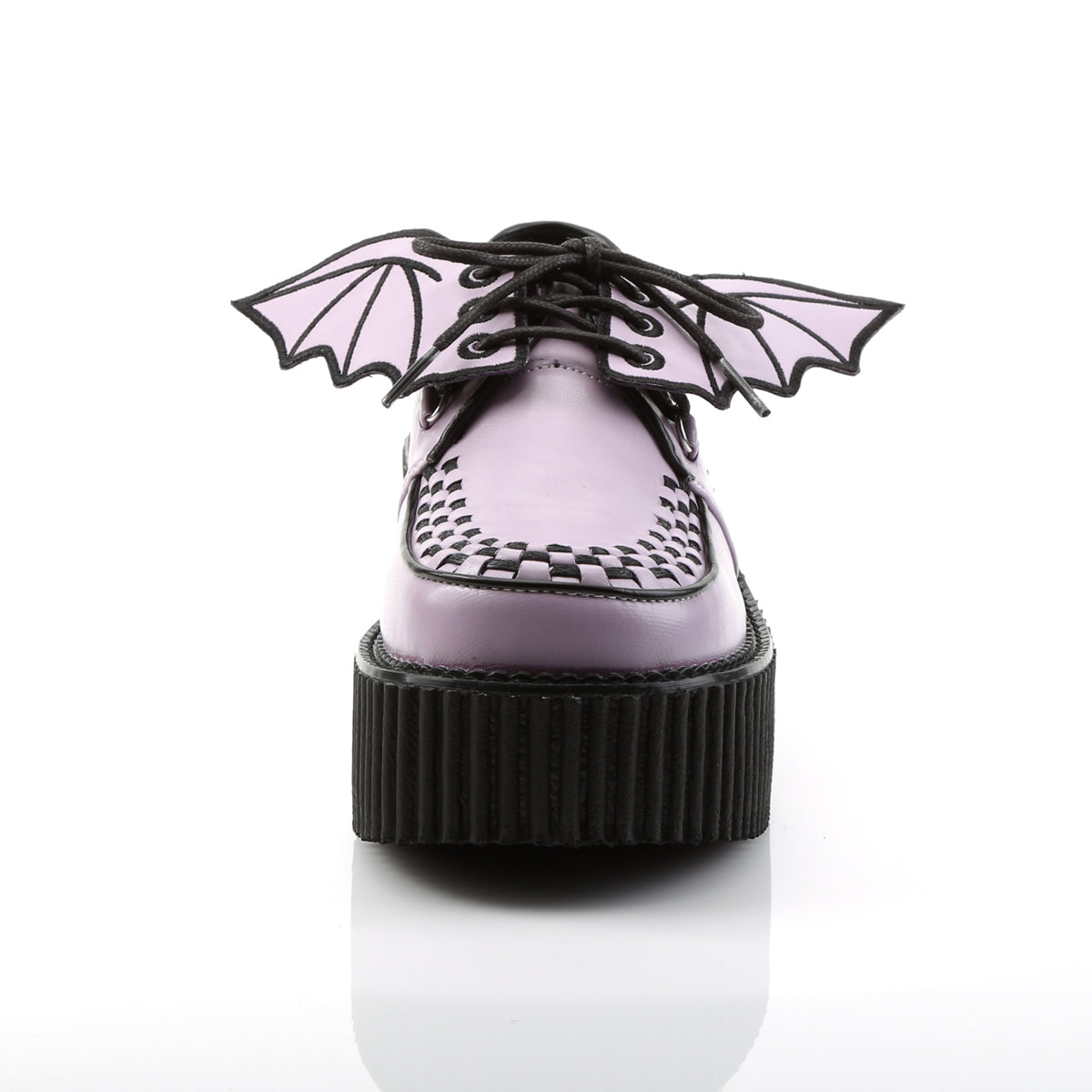 Women's Demonia Creeper-205 Creepers Shoes Lavender Vegan Leather | BZX603517