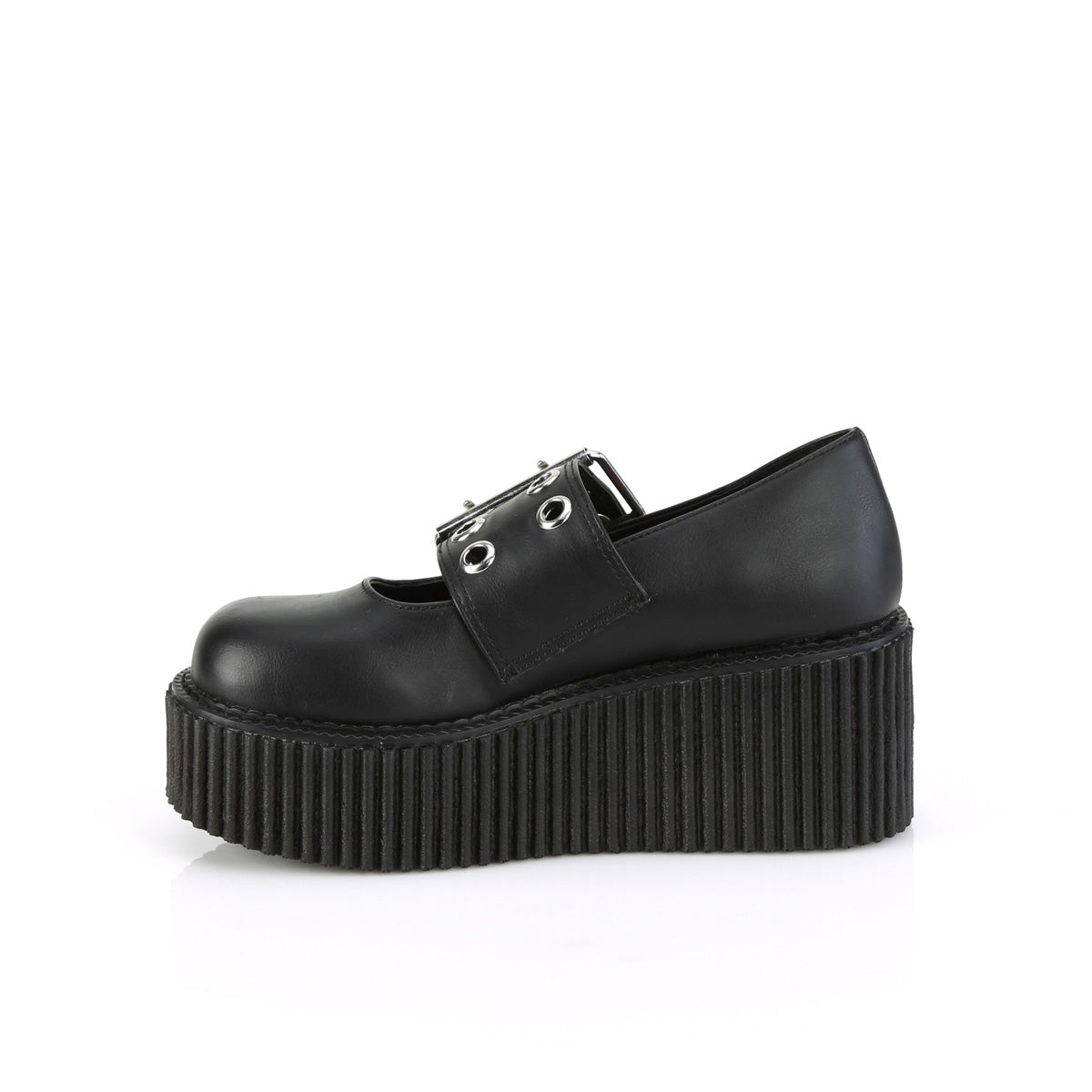 Women's Demonia Creeper-230 Creepers Shoes Black Vegan Leather | UHG612980