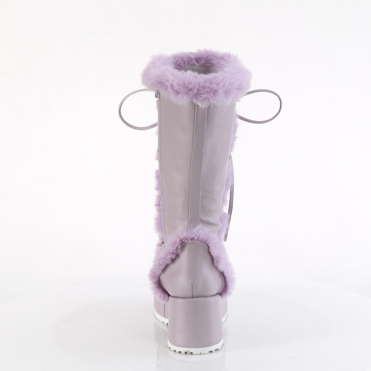 Women's Demonia Cubby-311 Knee-high Boots Lavender Vegan Leather | PEG163954