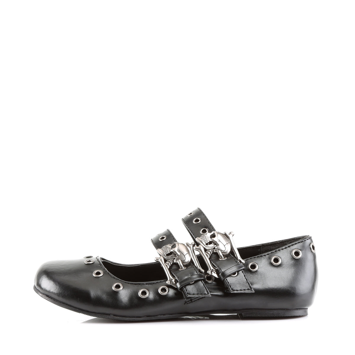 Women's Demonia Daisy-03 Ballet Flats Black Vegan Leather | AOK481936