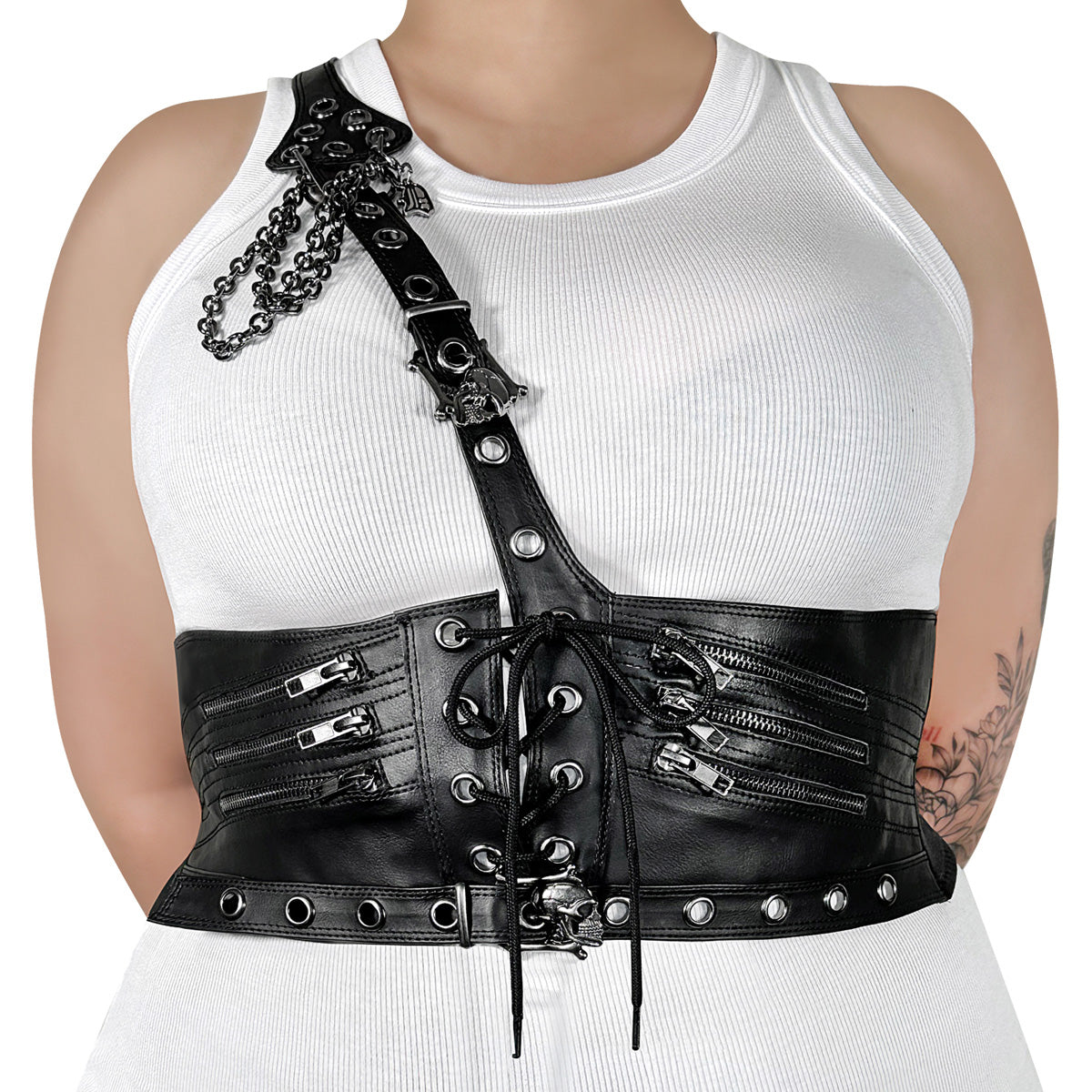 Women's Demonia Waist Harness Waist Harness Black | FNJ924305