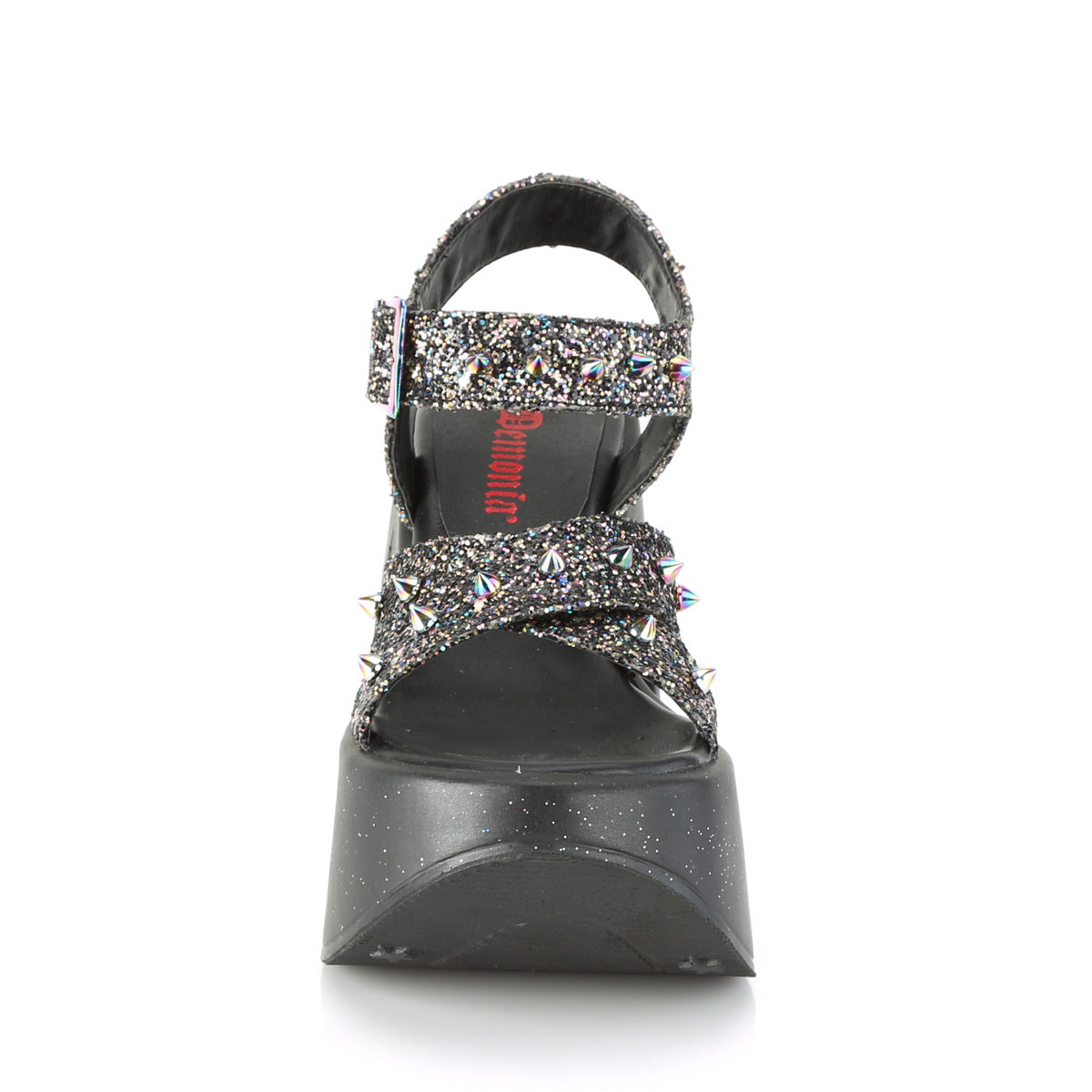 Women's Demonia Dynamite-02 Sandals Black Multi Glitter | HWN317062