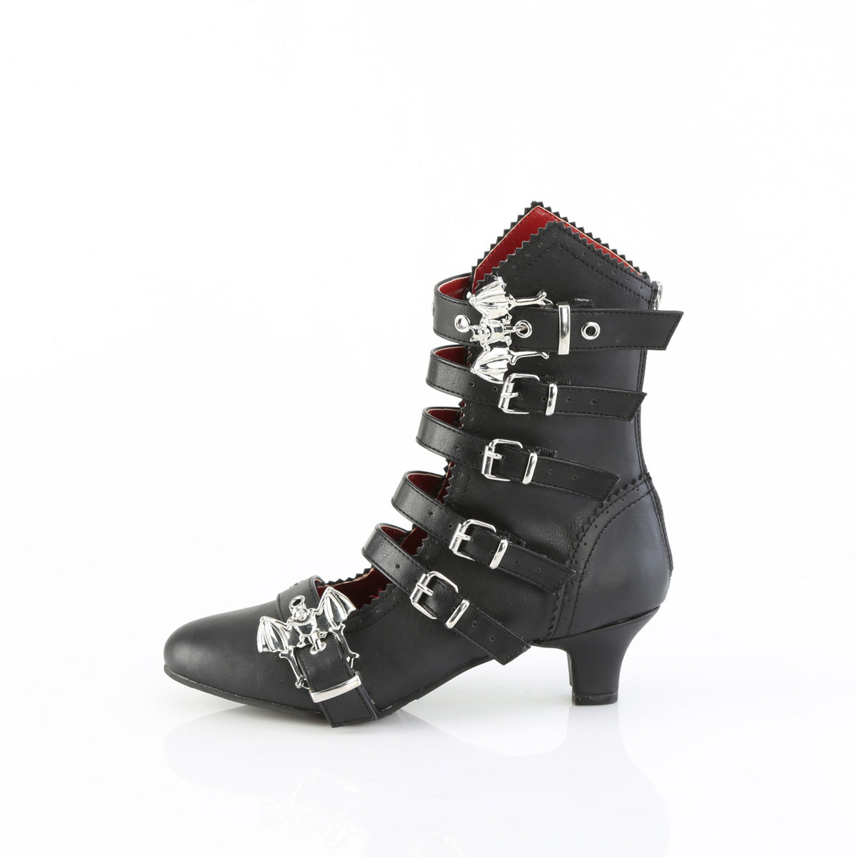 Women's Demonia Flora-1035 Platform Boots Black Vegan Leather | QCA925418