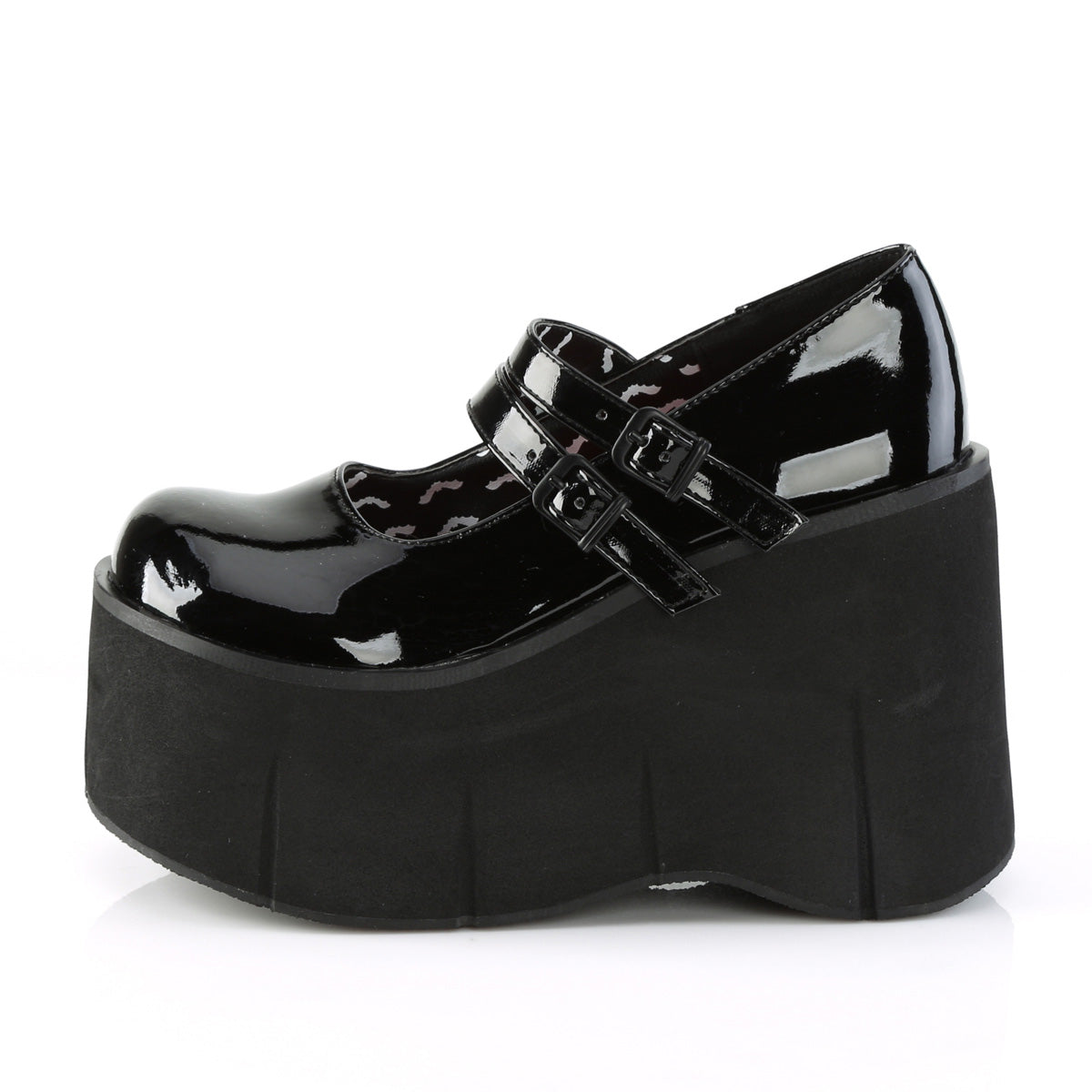 Women's Demonia Kera-08 Mary Janes Black Patent | SDU807231