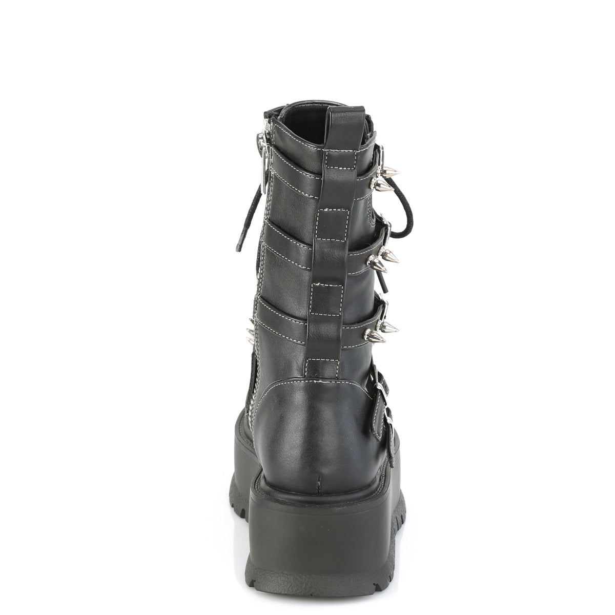 Women's Demonia Slacker-165 Platform Boots Black Vegan Leather | JDO964281