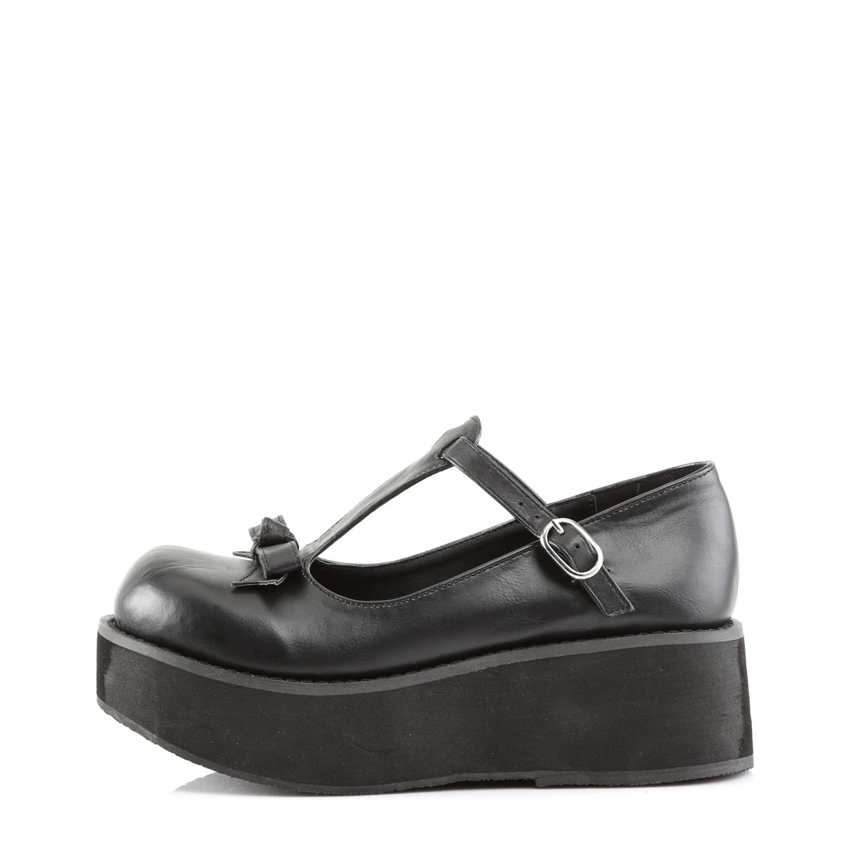 Women's Demonia Sprite-03 Mary Janes Black Vegan Leather | ICH305812