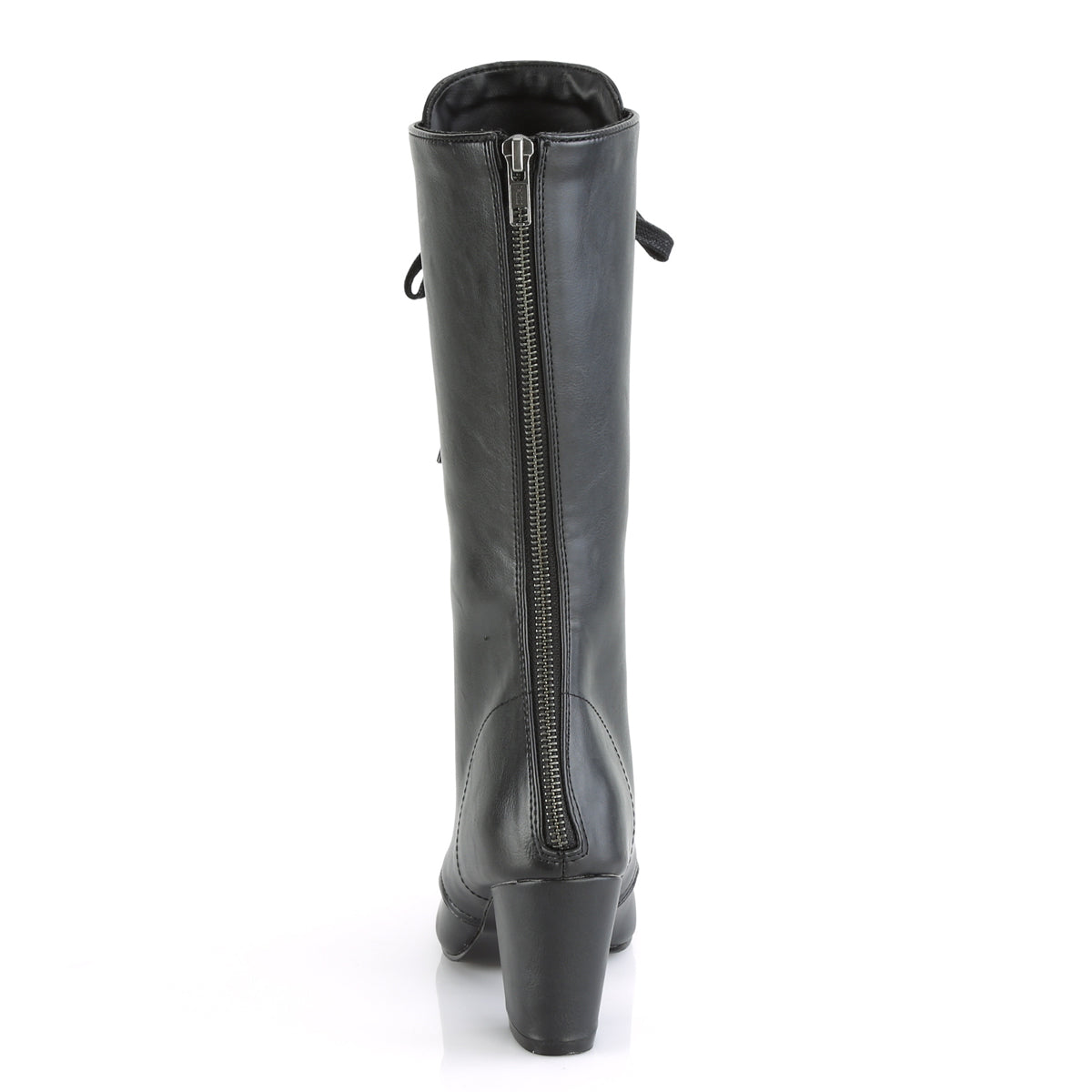 Women's Demonia Vivika-205 Knee-high Boots Black Vegan Leather | ESD270845