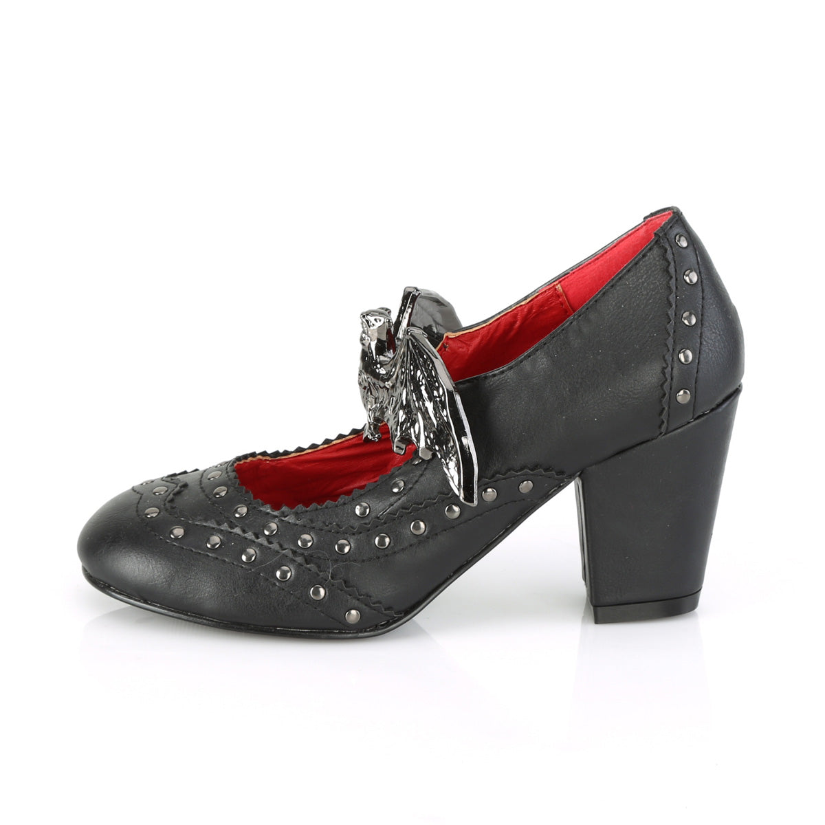 Women's Demonia Vivika-32 Pumps Black Vegan Leather | LEM485092