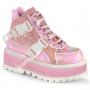 Baby Pink Holographic Patent-Pink Multi Glitter