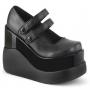 Black Vegan Leather-Patent